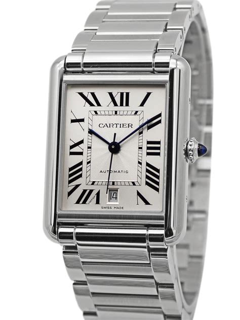 cartier steel tank|cartier tank must price.